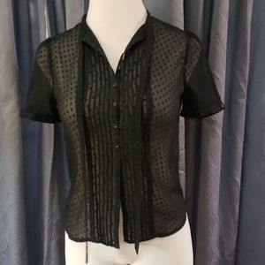 GAP clip-dot short-sleeved top - Medium